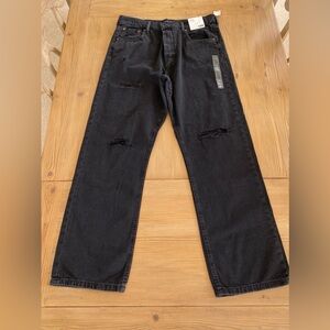 Aeropostale 90’s baggy black women’s jeans size 14R new with tags
